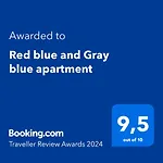 شقة Red Blue With Private Parking And Gray Blue بولا